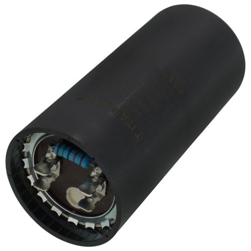 Titan Pro TRMJ145R capacitor - detail view (Voltage: 330v; MFD: 145-174)
