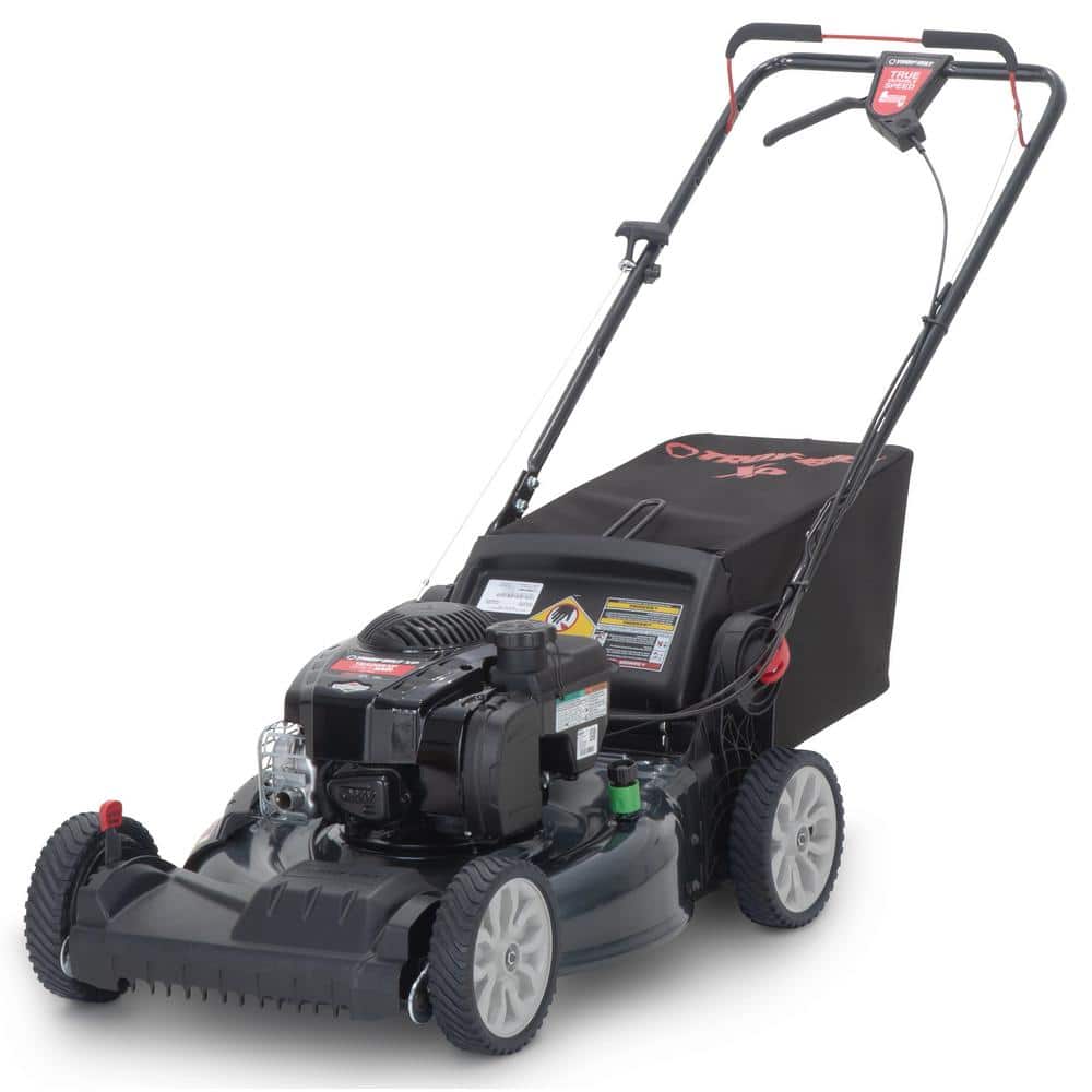 Troy-Bilt XP 21 in. 150 cc Vertical Storage Briggs and Stratton ReadyStart Series Gas Engine 3-in-1 FWD Self Propelled Lawn Mower