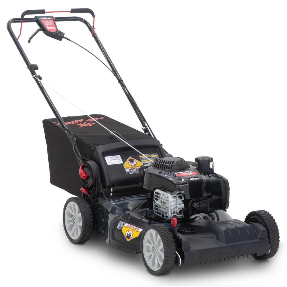 Troy-Bilt XP 21 in. 150 cc Vertical Storage Briggs and Stratton ReadyStart Series Gas Engine 3-in-1 FWD Self Propelled Lawn Mower