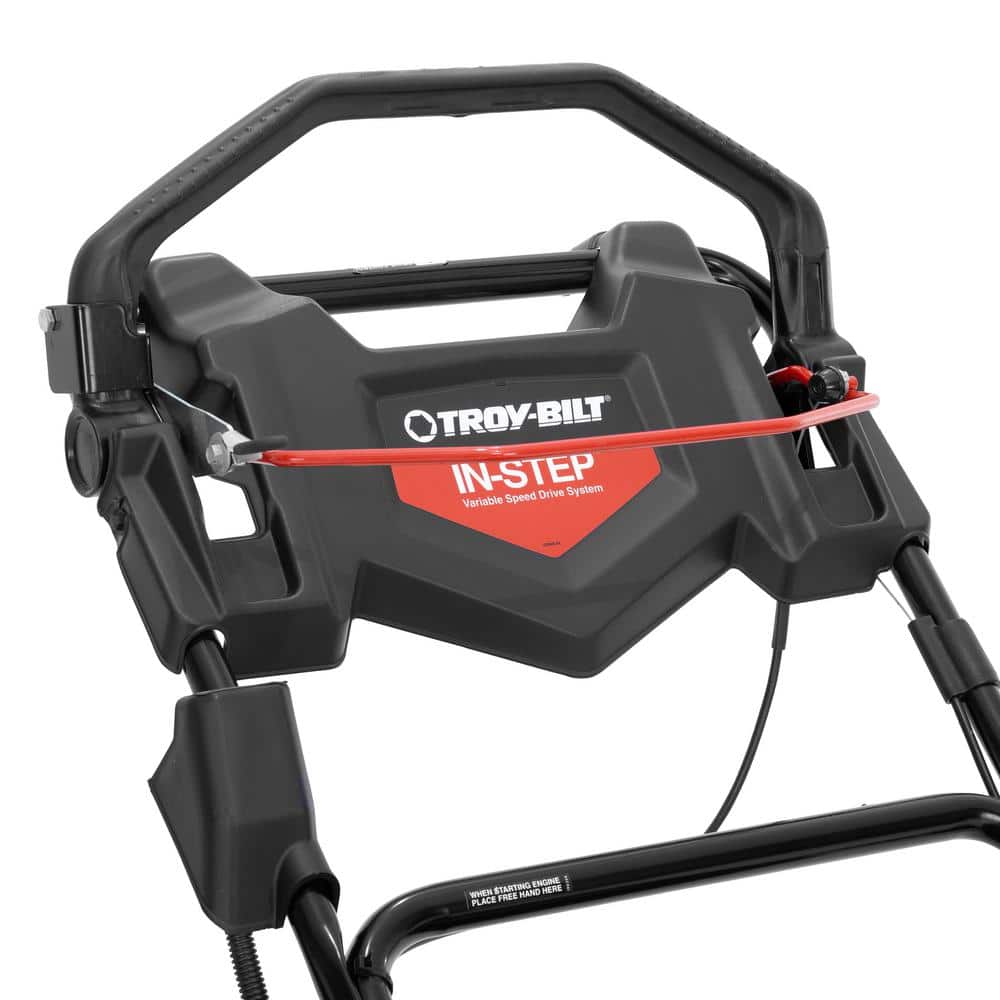 Troy-Bilt 28 in. 223cc Gas Walk Behind Self Propelled Lawn Mower with High Rear Wheels, 3-in-1 Cutting TriAction Cutting System