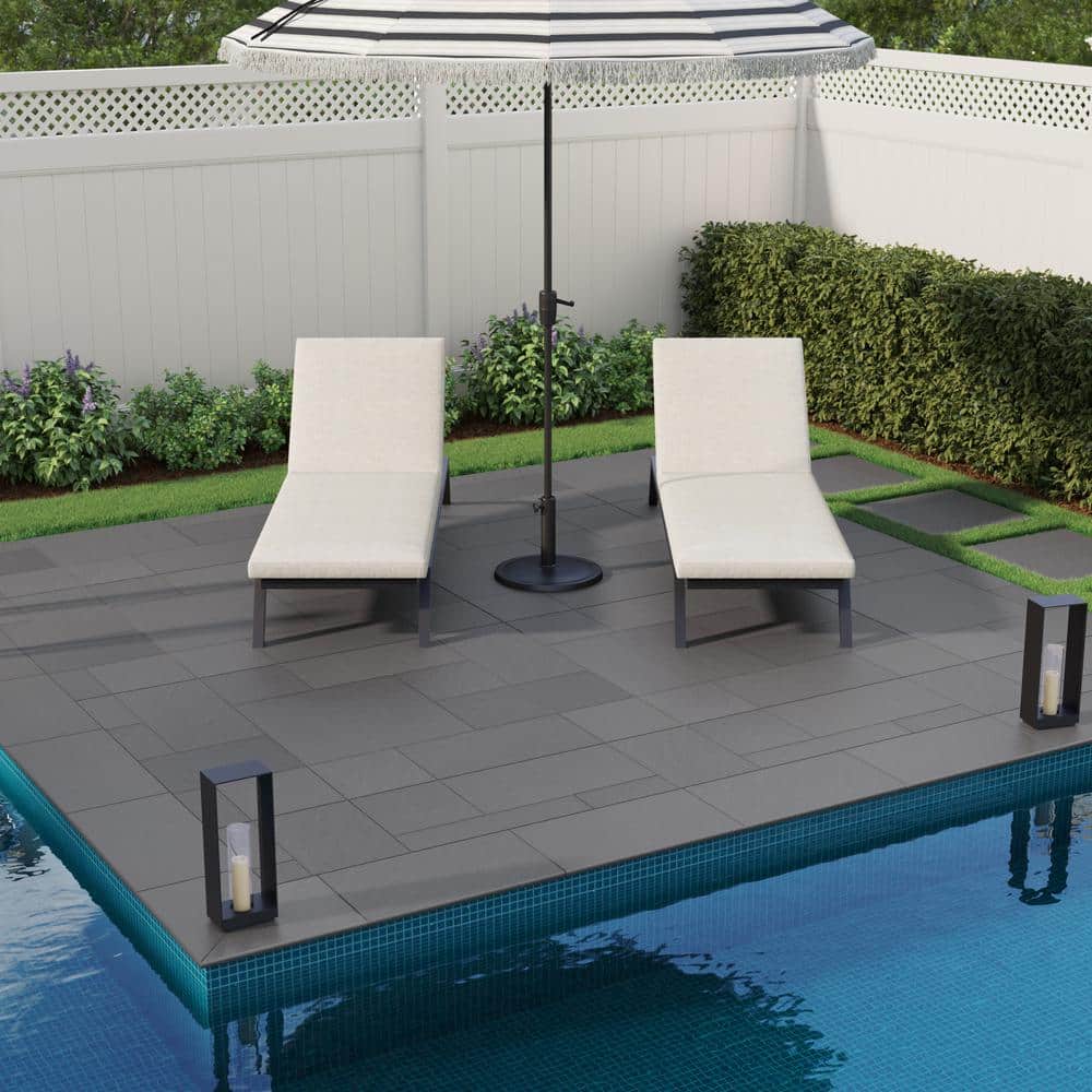 MSI Tru Blue Stone 2 cm x 24 in. x 24 in. Matte Porcelain Paver Tile (8 sq. ft./Case)