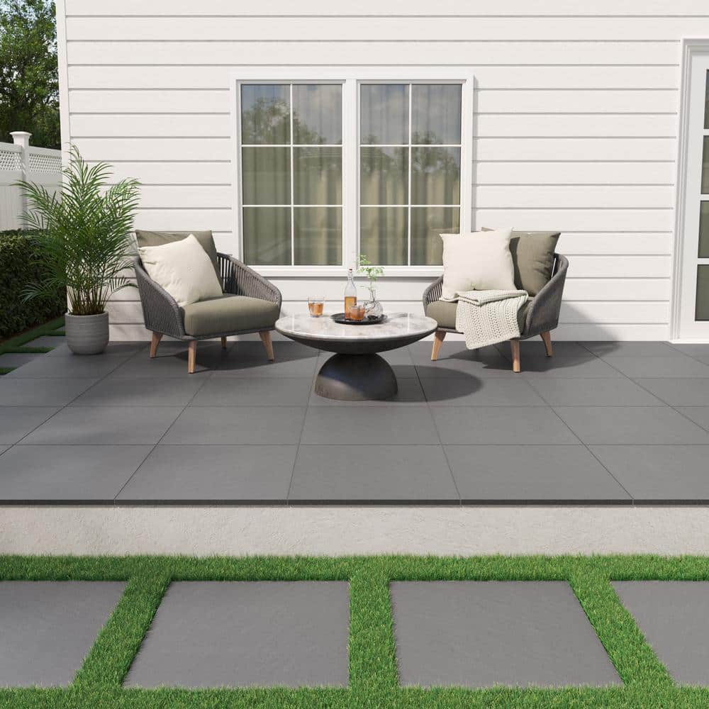 MSI Tru Blue Stone 2 cm x 24 in. x 24 in. Matte Porcelain Paver Tile (8 sq. ft./Case)