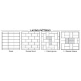 Pavestone Holland 7.87 in. L x 3.94 in. W x 2.36 in. H 60 mm Truckee Blend Concrete Paver (480-Piece/103 sq. ft./Pallet)