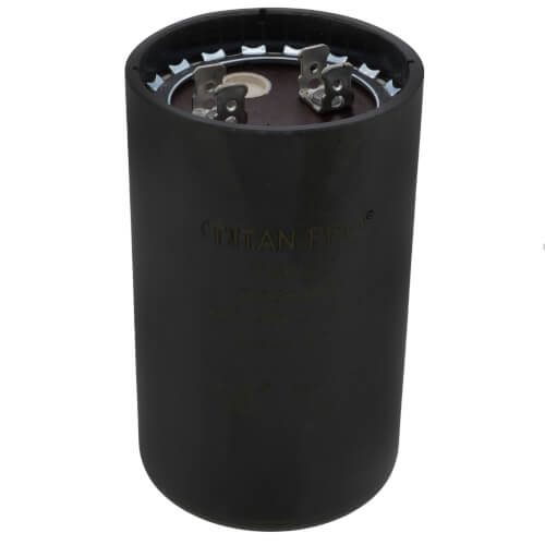 Titan Pro TTMJ270 capacitor - front view (Voltage: 220-250V; MFD: 270-324)