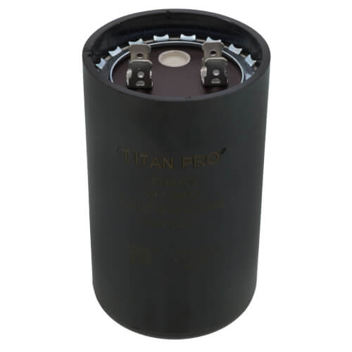 Titan Pro TTMJ59 capacitor - front view (Voltage: 220-250V; MFD: 59-71)