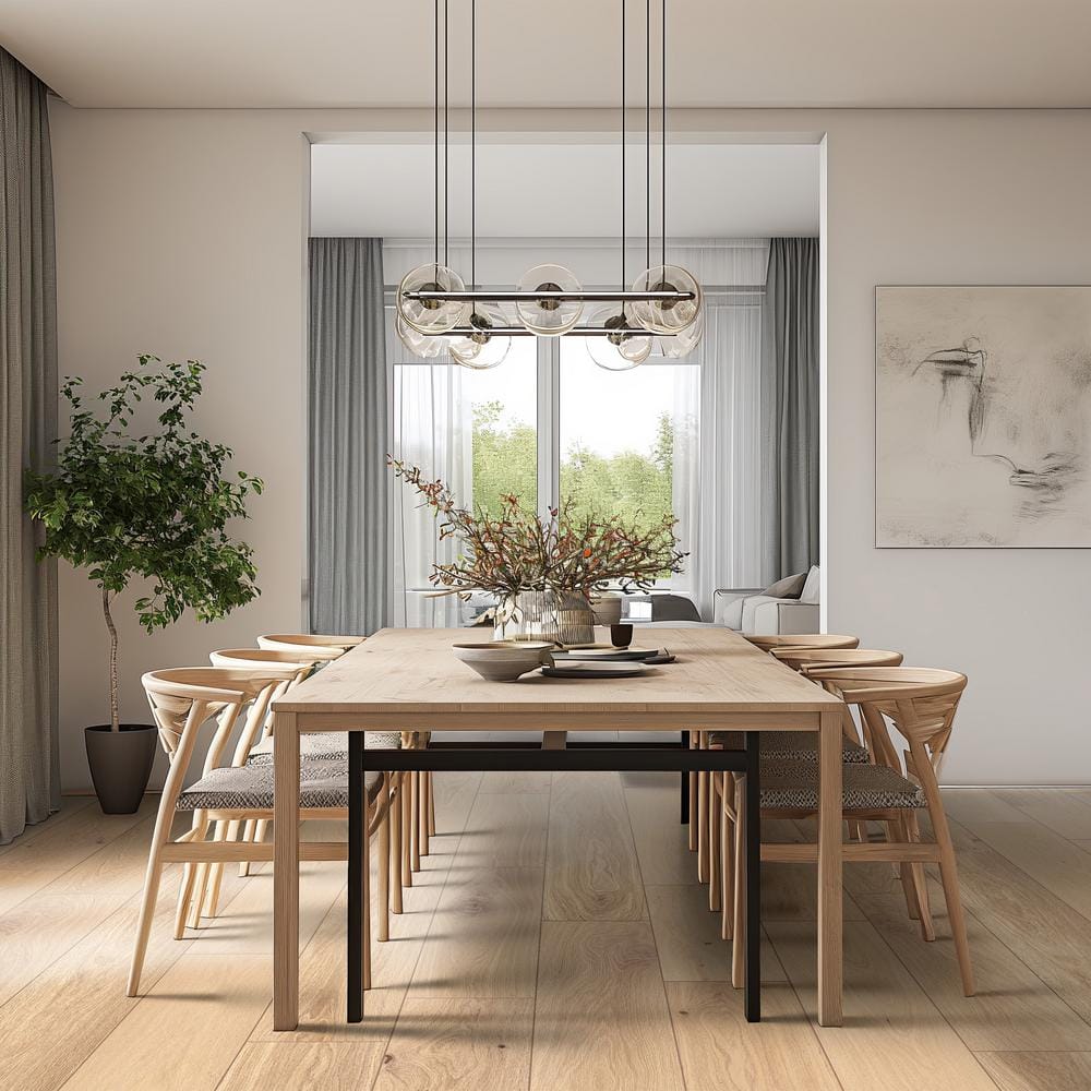 MSI XXL Tualatin Blonde 0.59 in. T x 9.45 in. W x 86.61 in. L Engineered Hardwood Flooring (34.098 sq. ft./Case)