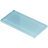 Ivy Hill Tile Contempo Turquoise 3 in. x 6 in. x 8 mm Polished Glass Subway Floor and Wall Tile (32 pieces 4 sq.ft./Box)