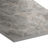 Impero Tuscan Gray 24 in. x 24 in. x 0.75 in. Marble-Look Porcelain Pavers, Matte Finish (Case of 2)