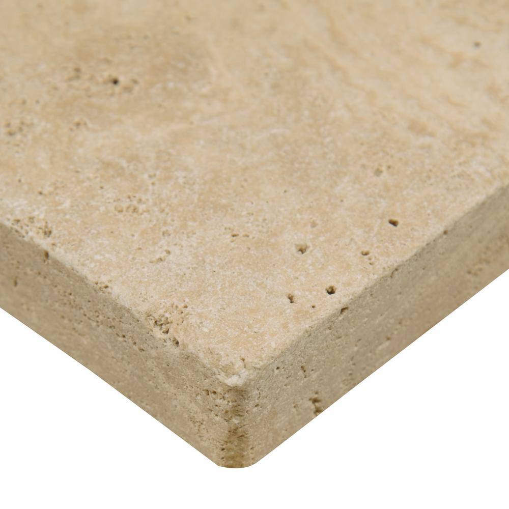 MSI Tuscany Beige 2 cm. x 16 in. x 24 in. Tumbled Travertine Paver Tile (60.2 sq. ft./Pallet)
