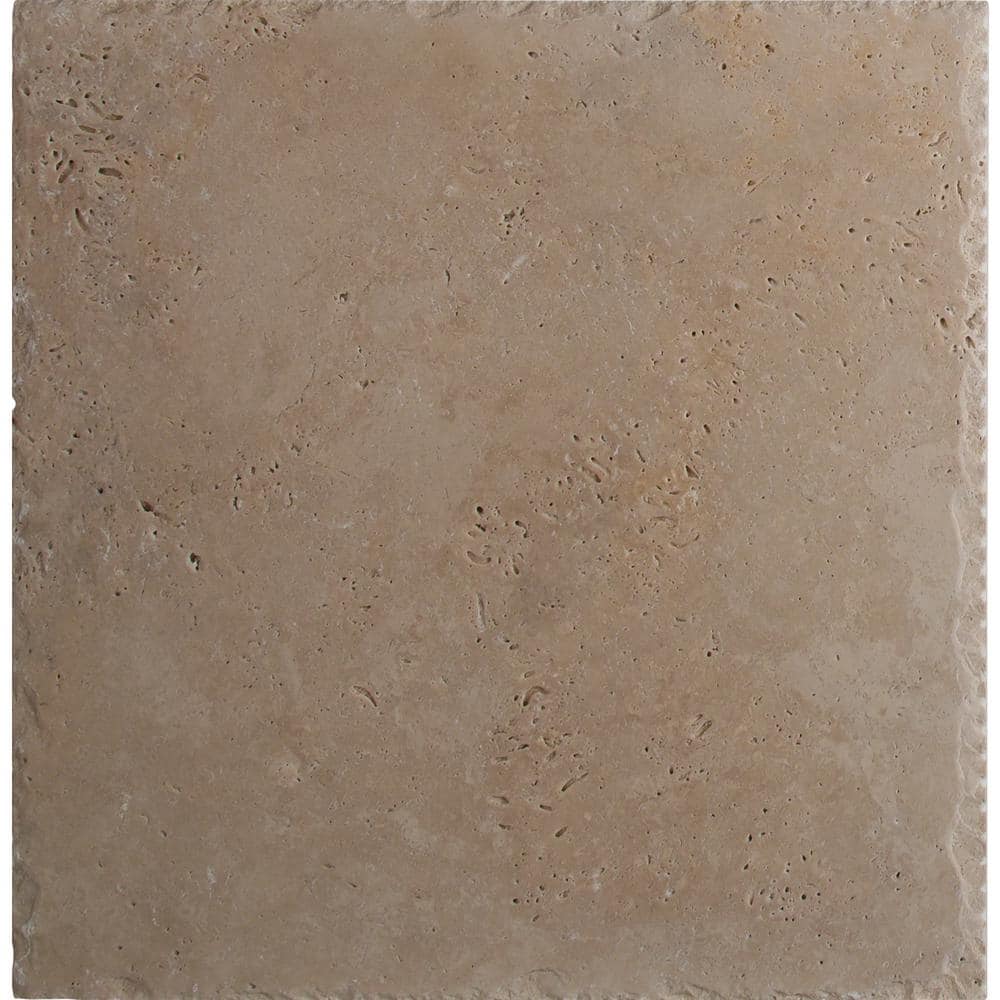 MSI Tuscany Beige Pattern Honed-Unfilled-Chipped Travertine Floor and Wall Tile (5 Kits / 80 sq. ft. / Pallet)