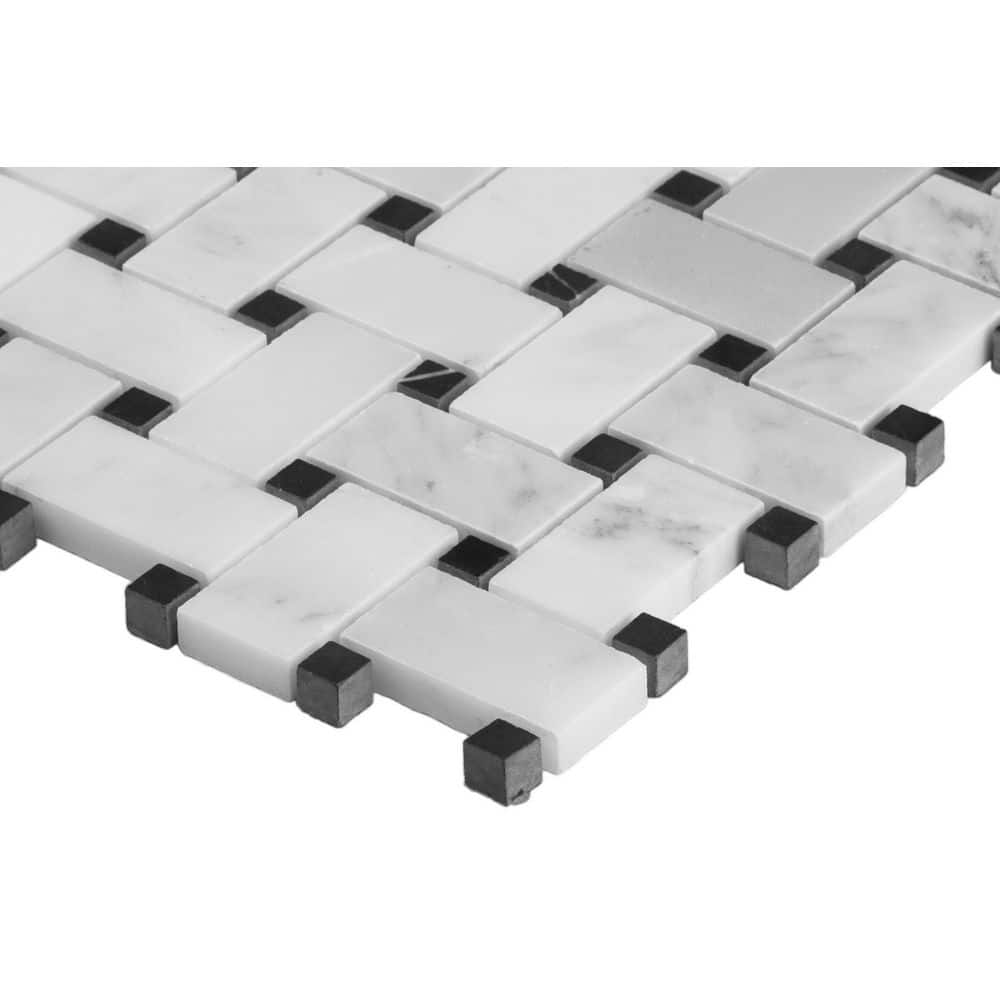 MSI Tuscany Ivory 12 in. x 12 in. x 10mm Honed Beveled Travertine Mesh-Mounted Mosaic Tile (10 sq. ft. / Case)