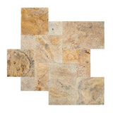 MSI Tuscany Scabas 10 Piece Tumbled Travertine Paver Tile Kit (160 Sq. ft. / Pallet)