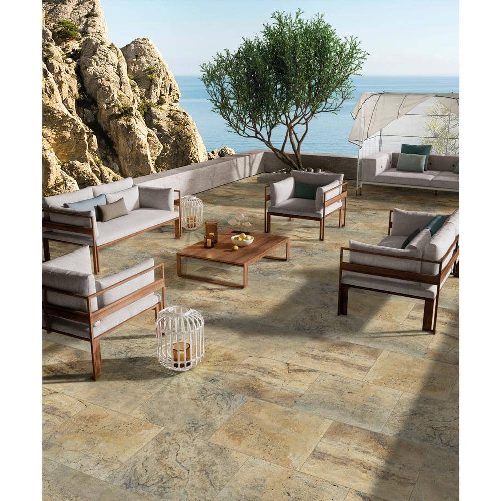 MSI Tuscany Scabas 2 cm. x 16 in. x 24 in. Tumbled Travertine Paver Tile (2.67 sq. ft.)