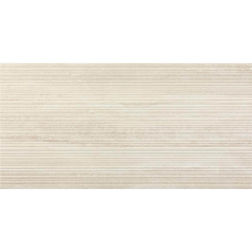 Daltile Calligo Tusk 12 in. x 24 in. Glazed Ceramic Fluted Wall Tile (15.56 sq. ft./case)
