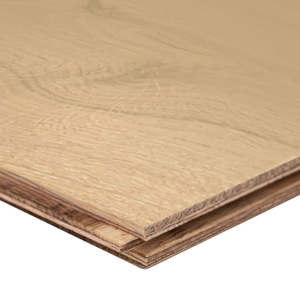 MSI Tustin Grove White Oak XL 1/2 in. T x 7.48 in. W Tongue and Groove Engineered Hardwood Flooring(1398.96 sq. ft./pallet)
