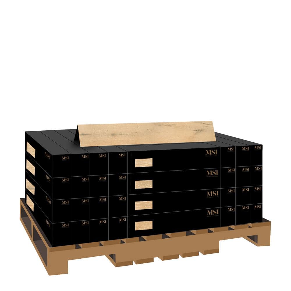 MSI Tustin Grove White Oak XXL 5/8 in. T x 9.45 in. W Tongue and Groove Engineered Hardwood Flooring(1363.92 sq. ft./pallet)