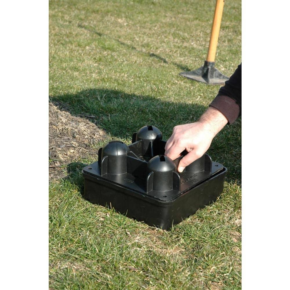 UDECX 3 in. Riser Block Black (2-Pack)