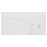 Merola Tile Classico Carrara Glossy 3 in. x 6 in. Ceramic Subway Wall Tile (6.03 sq. ft. / Case)