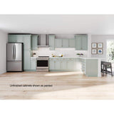 36 in. W x 12 in. D x 30 in. H Assembled Wall Kitchen Cabinet in Unfinished with Recessed Panel