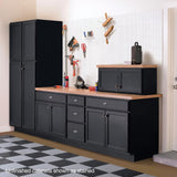 36 in. W x 12 in. D x 30 in. H Assembled Wall Kitchen Cabinet in Unfinished with Recessed Panel