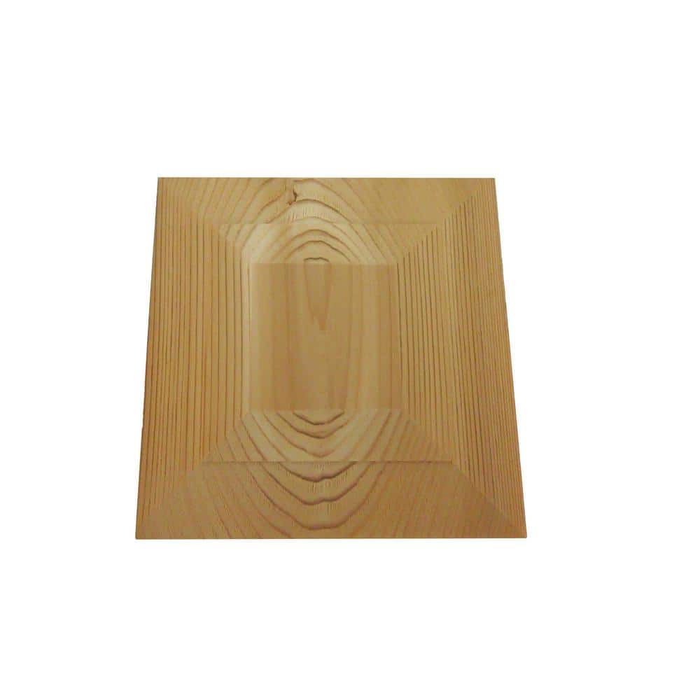 5 in. x 5 in. 15 Flat Top Cedar Post Cap