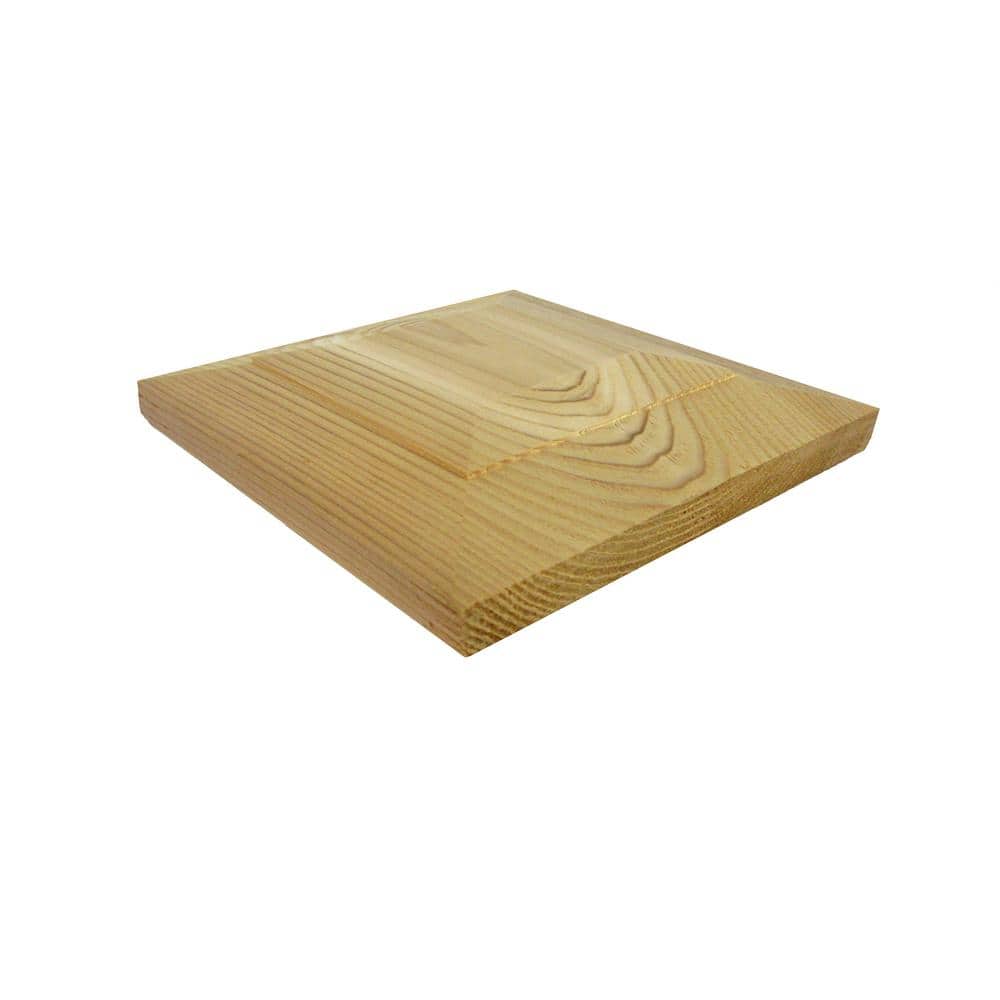 5 in. x 5 in. 15 Flat Top Cedar Post Cap