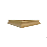 4 in. x 4 in. x 3/4 in. Tall Cedar Post Base Trim
