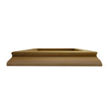 4 in. x 4 in. x 3/4 in. Tall Cedar Post Base Trim