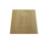 4 in. x 4 in. Step-In Flat Top Cedar Post Cap