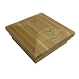 4 in. x 4 in. Step-In Flat Top Cedar Post Cap