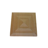 4 in. x 4 in. Step-In Pyramid Cedar Post Cap