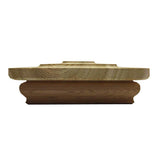 4 in. x 4 in. Step-Out Flat Top Cedar Post Cap