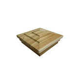 4 in. x 4 in. Step-Out Flat Top Cedar Post Cap