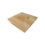 4 in. x 4 in. Step-Out Flat Top Cedar Post Cap