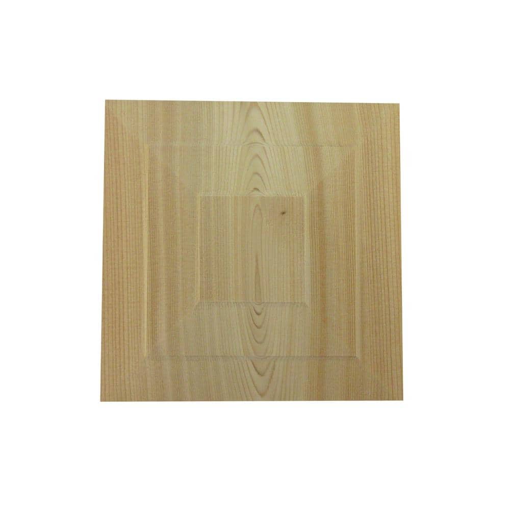 4 in. x 4 in. Step-Out Flat Top Cedar Post Cap