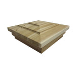 4 in. x 4 in. Step-Out Flat Top Cedar Post Cap