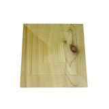 4 in. x 4 in. Step-Out Pyramid Cedar Post Cap