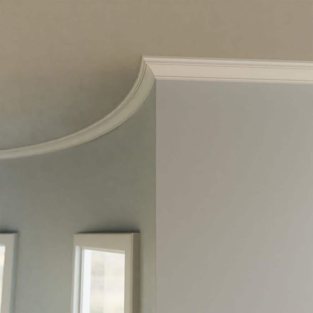 Ekena Millwork 3/4 in. x 144 in. x 5 1/4 in. Resin Crown Flexible Moulding