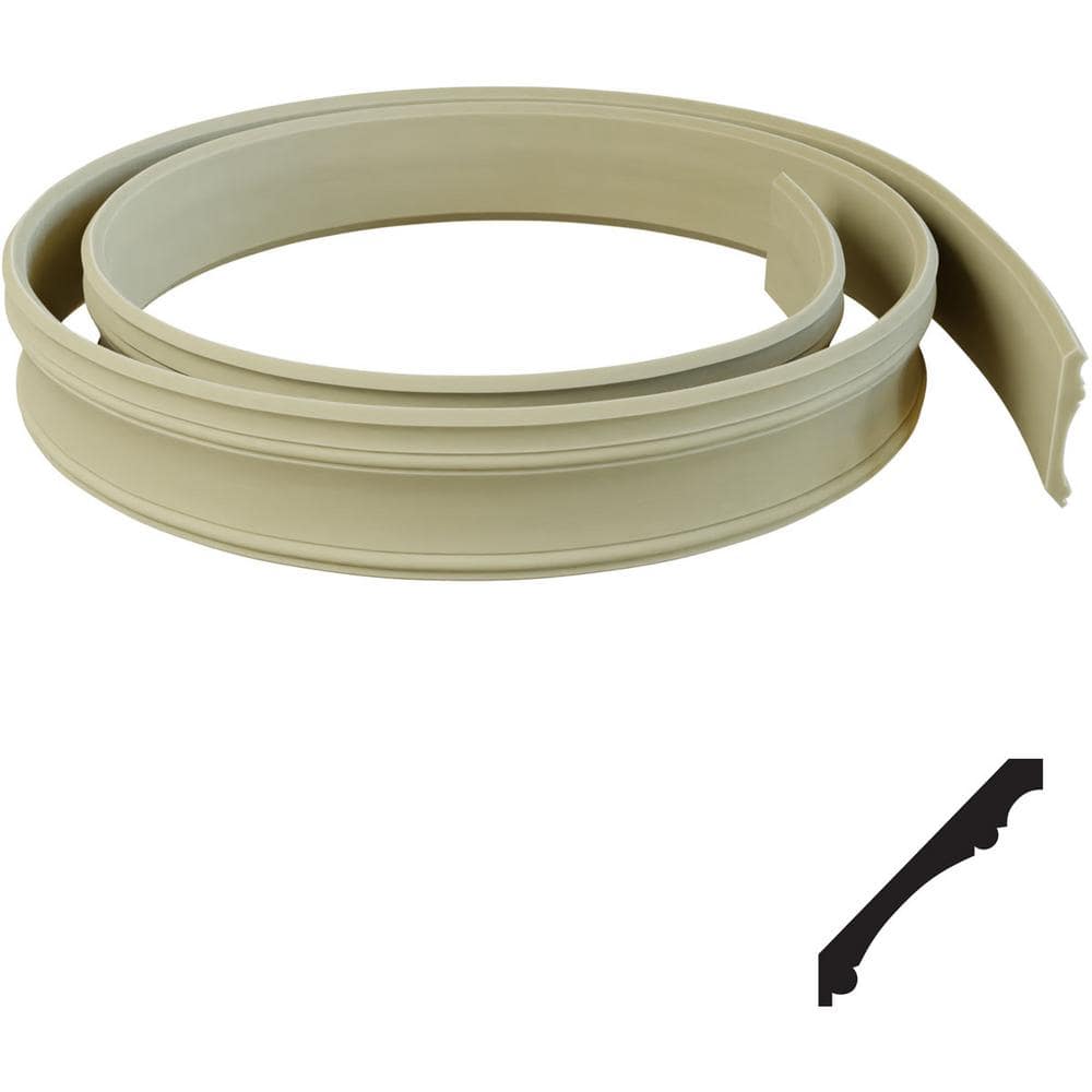 Ekena Millwork 3/4 in. x 144 in. x 5 1/4 in. Resin Crown Flexible Moulding
