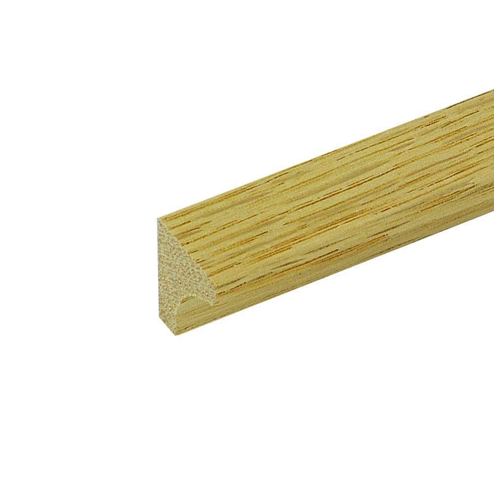 EVERMARK Stair Parts 12 in. x 5/8 in. x 3/4 in. Unfinished Red Oak Cove Moulding
