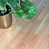 HARDWOOD REFLECTIONS 6 ft. L x 39 in. D Unfinished Hevea Solid Wood Butcher Block Island Countertop With Square Edge