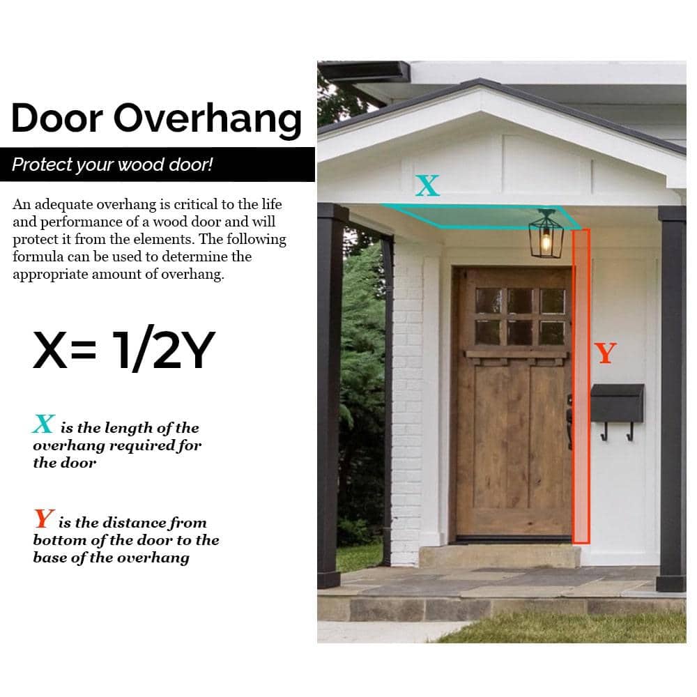 Krosswood Doors 36 in. x 96 in. Rustic Knotty Alder 4-Lite Clear Glass 2-Panel Unfinished Wood Front Door Slab