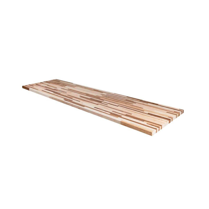 Unfinished Maple/Walnut Maple 4 ft. L x 25 in. D x 1.5 in. T Butcher Block Countertop