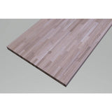 HARDWOOD REFLECTIONS 10 ft. L x 25 in. D Unfinished Oak Solid Wood Butcher Block Countertop With Eased Edge
