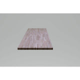 HARDWOOD REFLECTIONS 10 ft. L x 25 in. D Unfinished Oak Solid Wood Butcher Block Countertop With Eased Edge