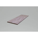 HARDWOOD REFLECTIONS 10 ft. L x 25 in. D Unfinished Oak Solid Wood Butcher Block Countertop With Eased Edge