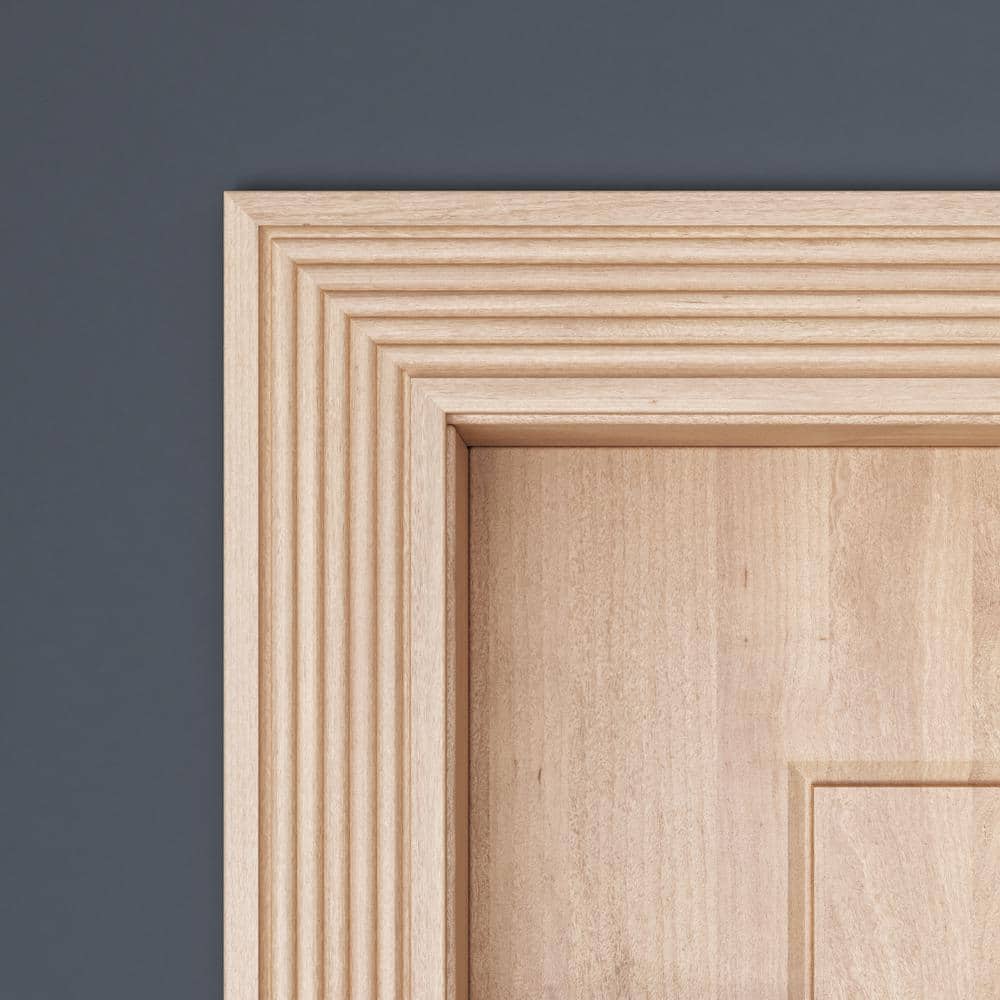 Ornamental Mouldings 1753 1/2 in. x 3 in. x 84 in. White Hardwood Beaded Casing Moulding