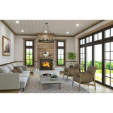 Ornamental Mouldings Rustic Ambrosia 17/32 in. x 4-1/2 in. x 96 in. Maple Wood Crown Moulding