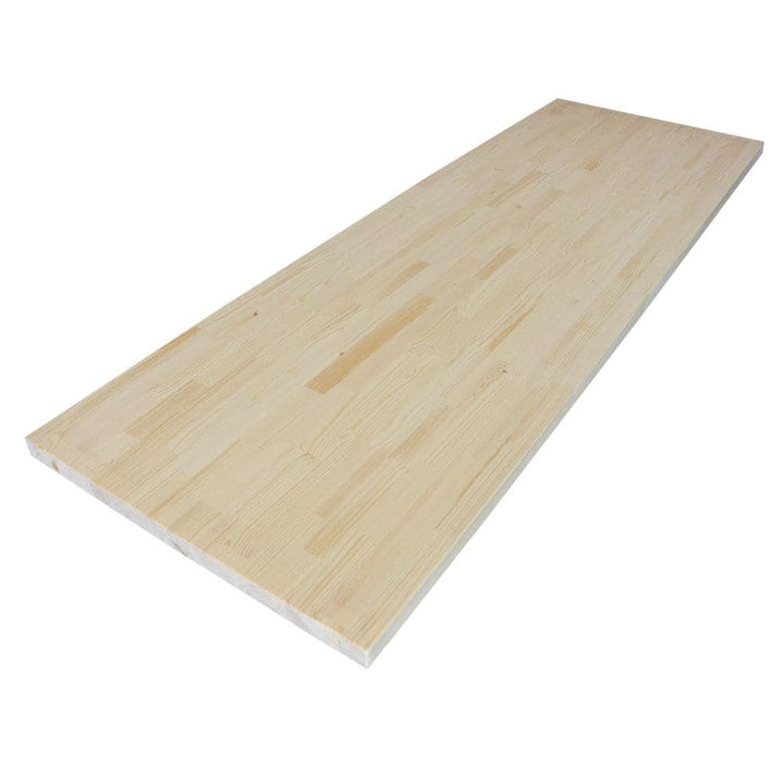 HARDWOOD REFLECTIONS 4 ft. L x 30 in. D Unfinished Nordic Pine Solid Wood Butcher Block Standard Desktop Countertop With Eased Edge