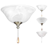 Progress Lighting Fan Light Kits Collection 2-Light Antique Bronze Ceiling Fan Light Kit